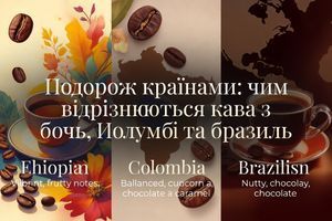 Подорож країнами: чим відрізняється кава з Ефіопії, Колумбії та Бразилії фото